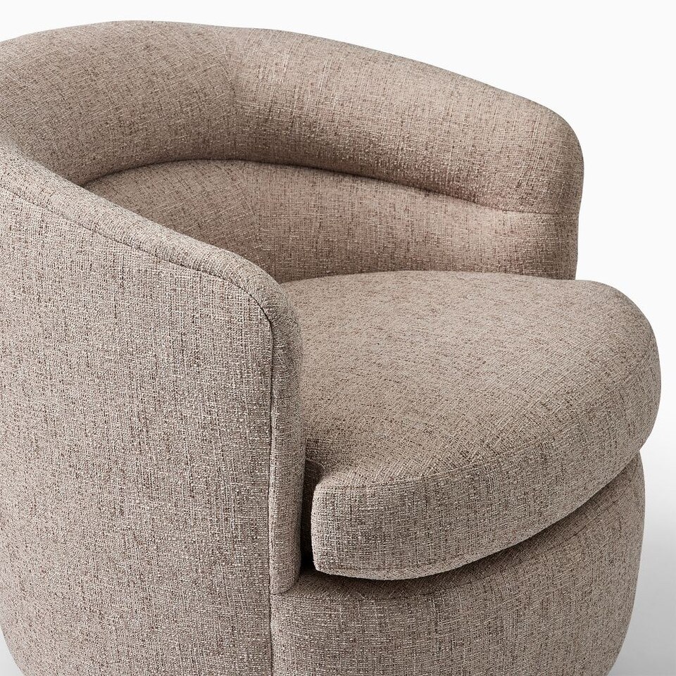 Viv Swivel Armchair West Elm UK